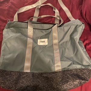 Pink army green duffle bag!